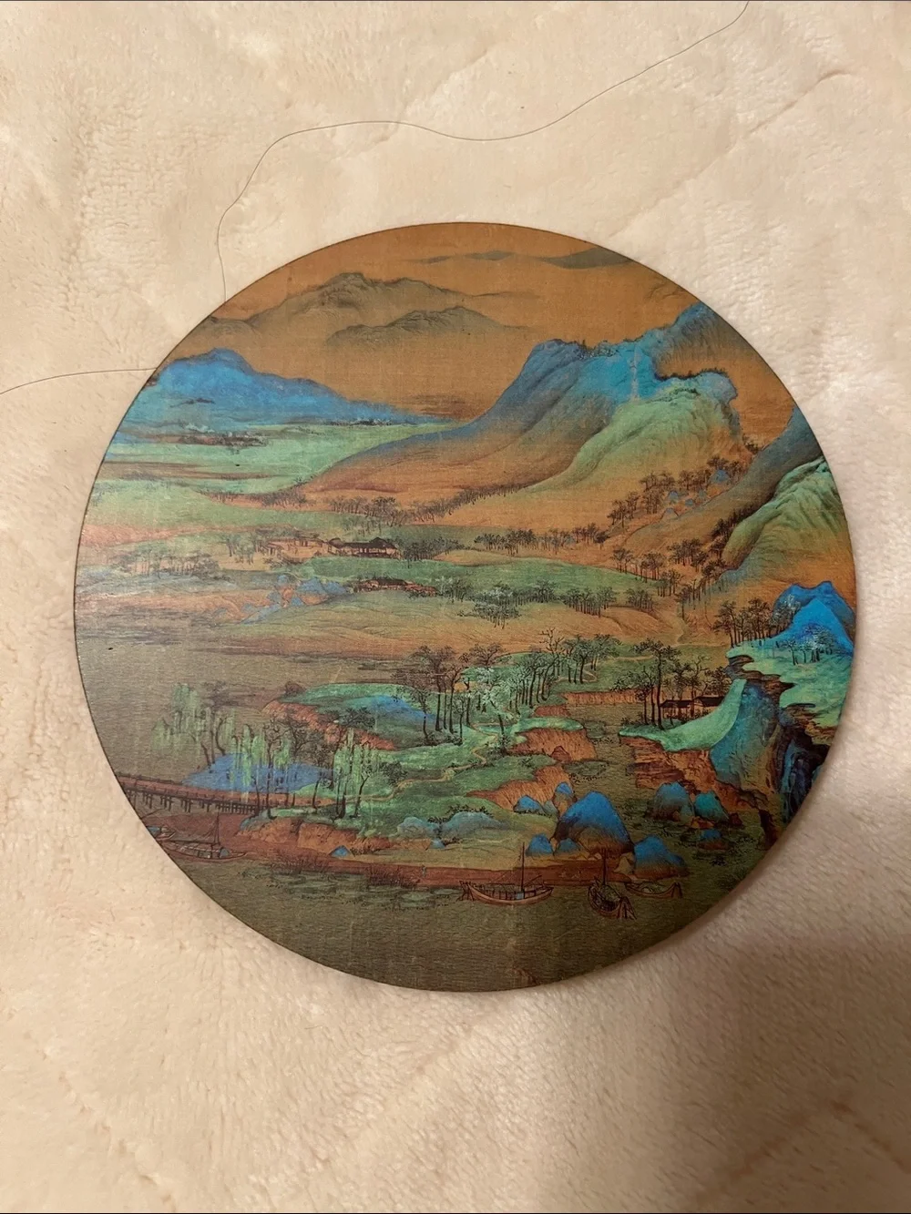 Thousand Miles Rivers and Mountains Coaster Set